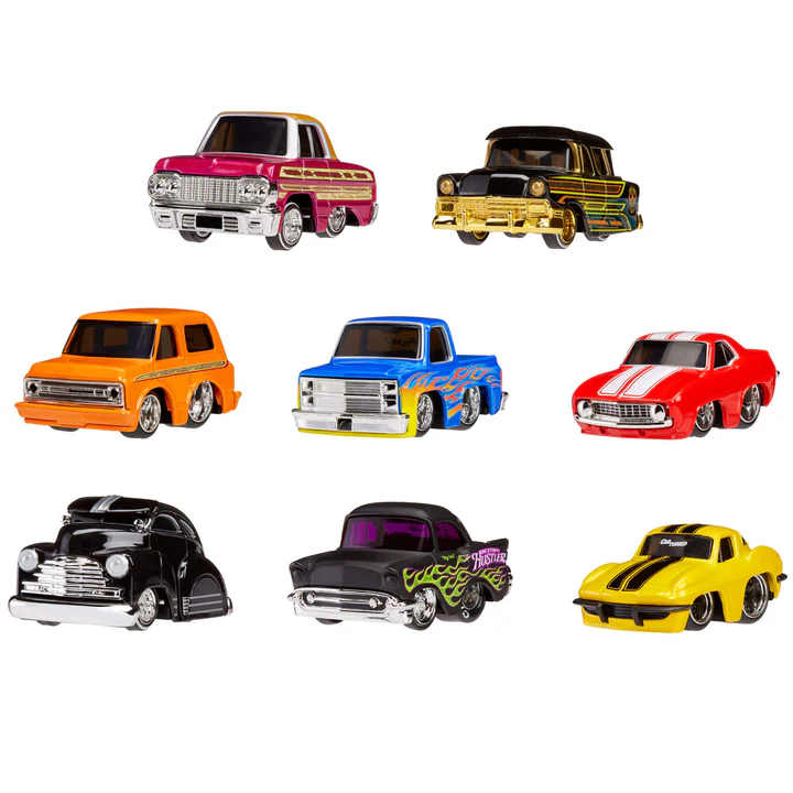 A photo of 8 of the car tuned mini car toys